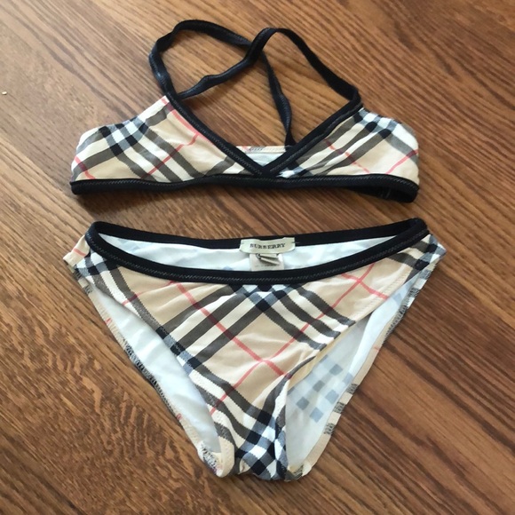 girls burberry bikini